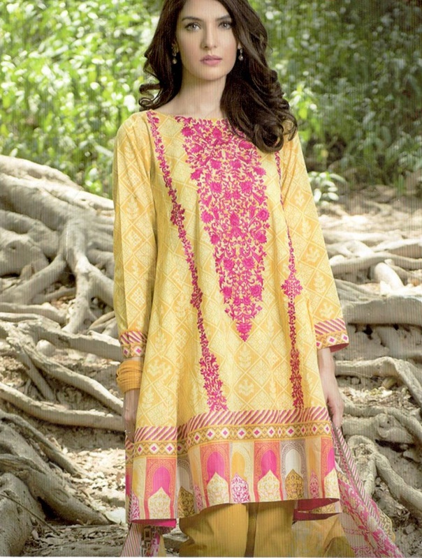Linen Embroidered Front Shirt With Cotton Net Dupatta 