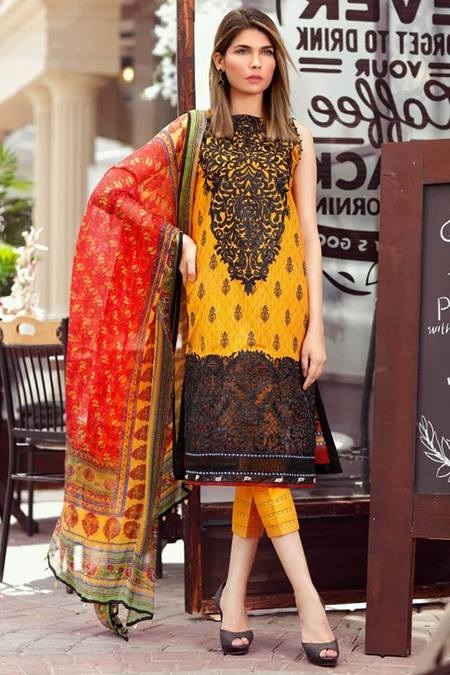 Linen Embroidered Front Shirt With Whool Shawl
